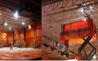 Dry Ice Blasting: Effective Cleaning Method for Fire Restoration and Cleaning of Commercial and Industrial Ceilings