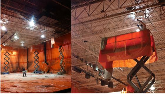 Dry Ice Blasting: Effective Cleaning Method for Fire Restoration and Cleaning of Commercial and Industrial Ceilings
