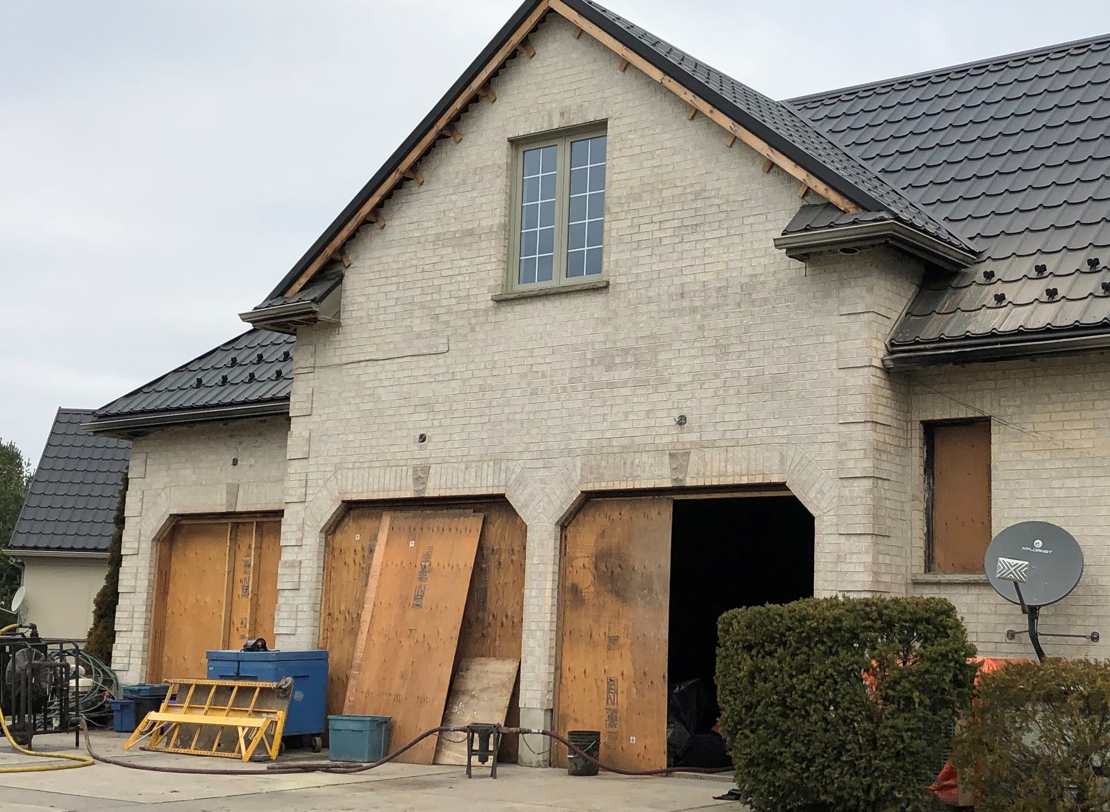 Wickens Fire restoration DOFF - House exterior After