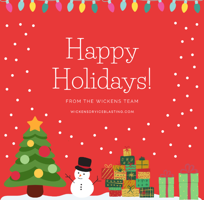 Happy Holidays from Wickens Dry Ice Blasting