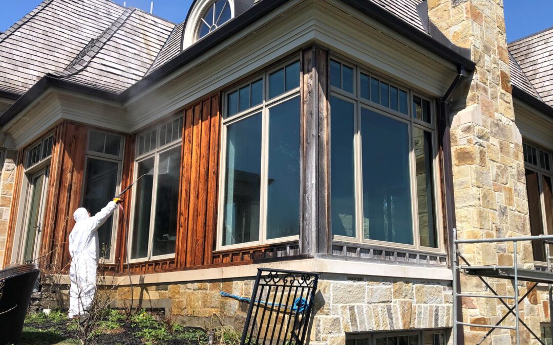Case Study: DOFF Cleaning for External Wood Panelling on Estate Property
