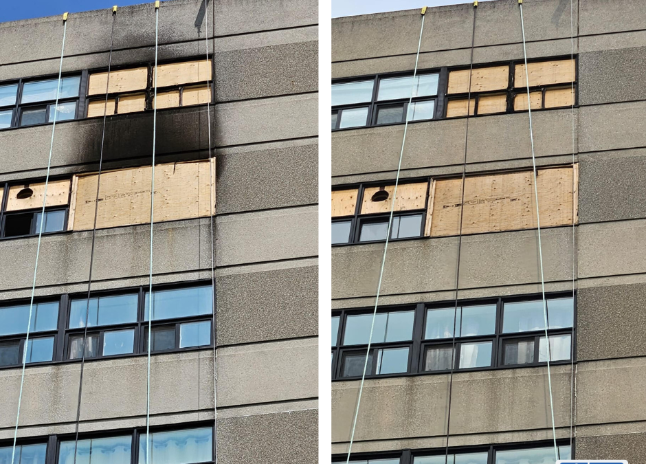 Case Study: Fire Restoration on High-Rise Building