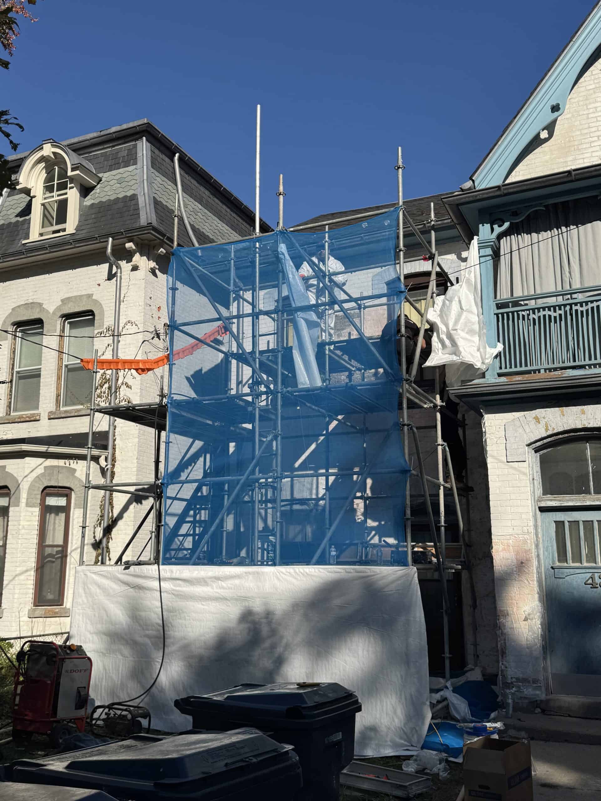 Safe Lead Paint Removal and Brick Restoration